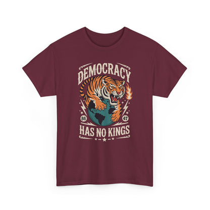 Democracy Has No King 8647 Anti Trump America Social Justice T-Shirt