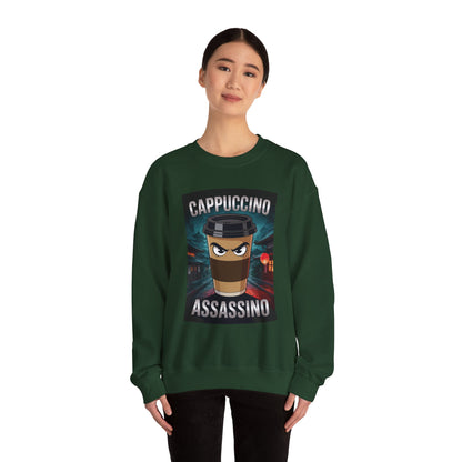 Cappuccino Assassino Coffee Lovers Italian Brainrot Meme Sweatshirt