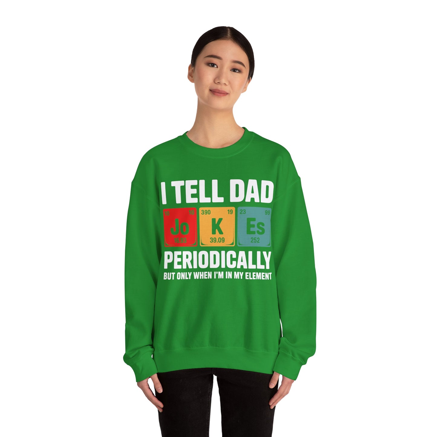 I Tell Dad Jokes Periodically Element Vintage Father's Day Sweatshirt