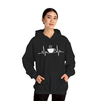Coffee Heartbeat Drinking Coffee Hoodie