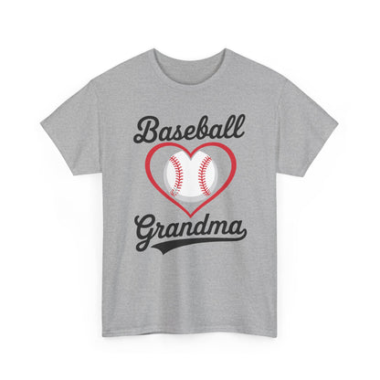 Baseball Grandma Shirt Women Baseball Heart Mothers Day T-Shirt