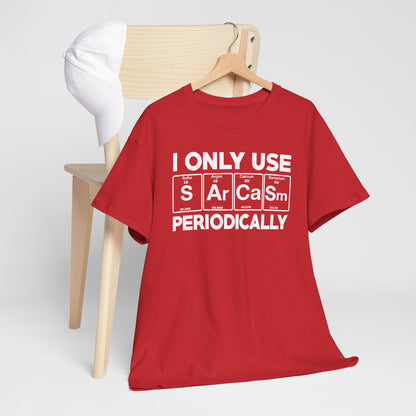 Sarcasm Periodic Table Element Weird Science Joke Gift T-Shirt
