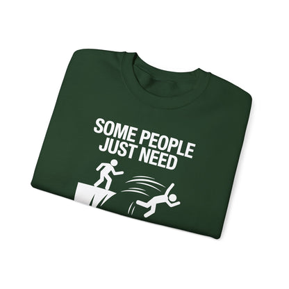 Funny Pat On The Back Adult Sarcastic Design Sweatshirt