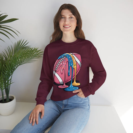 Football Drip For Lineman WR QB RB Ice Cream Sprinkles Sweatshirt