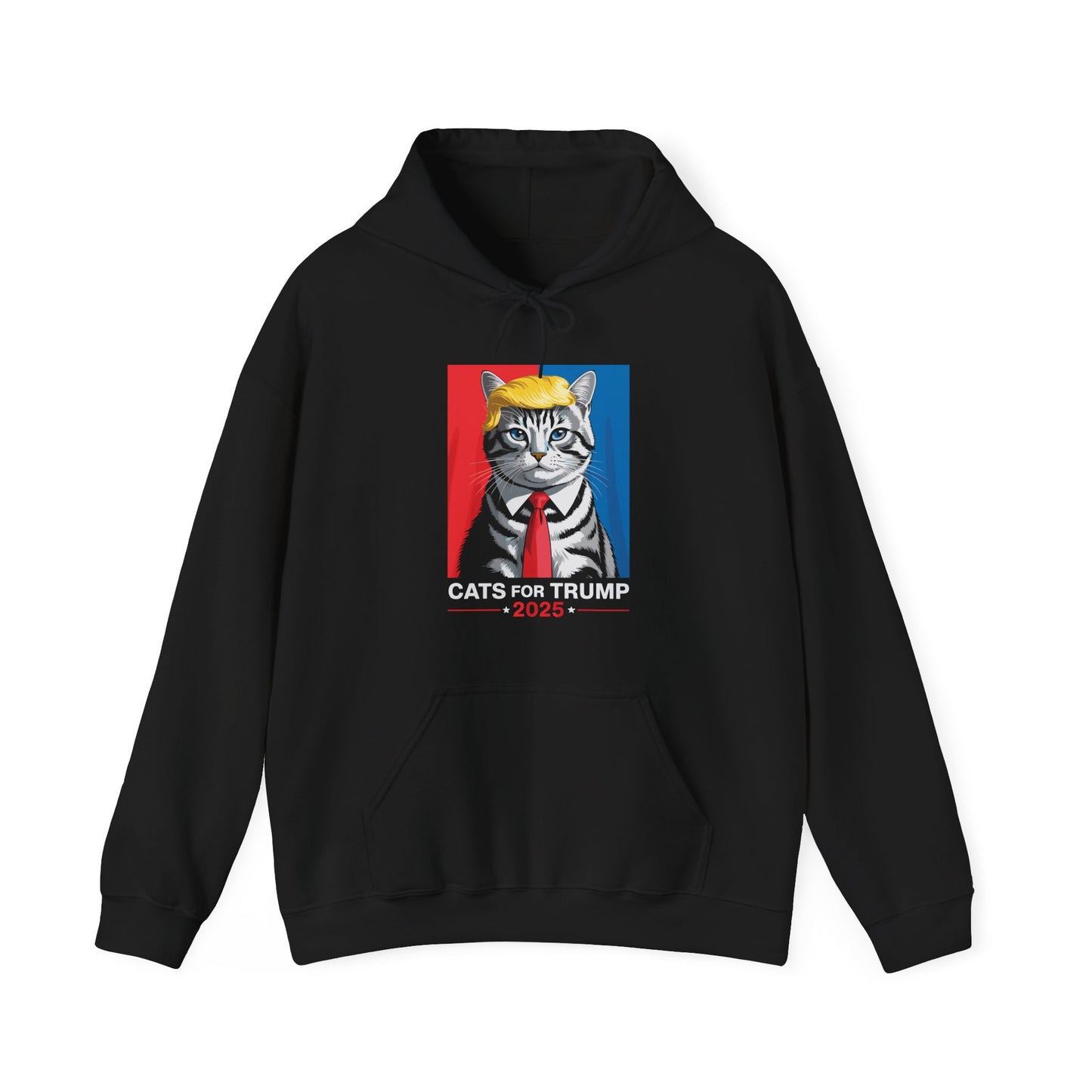 Cats For Trump 2025 Funny Tee For Vance Trump Hoodie