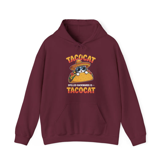 Tacocat Spelled Backwards Taco Cat Cinco De Mayo Hoodie Men Women