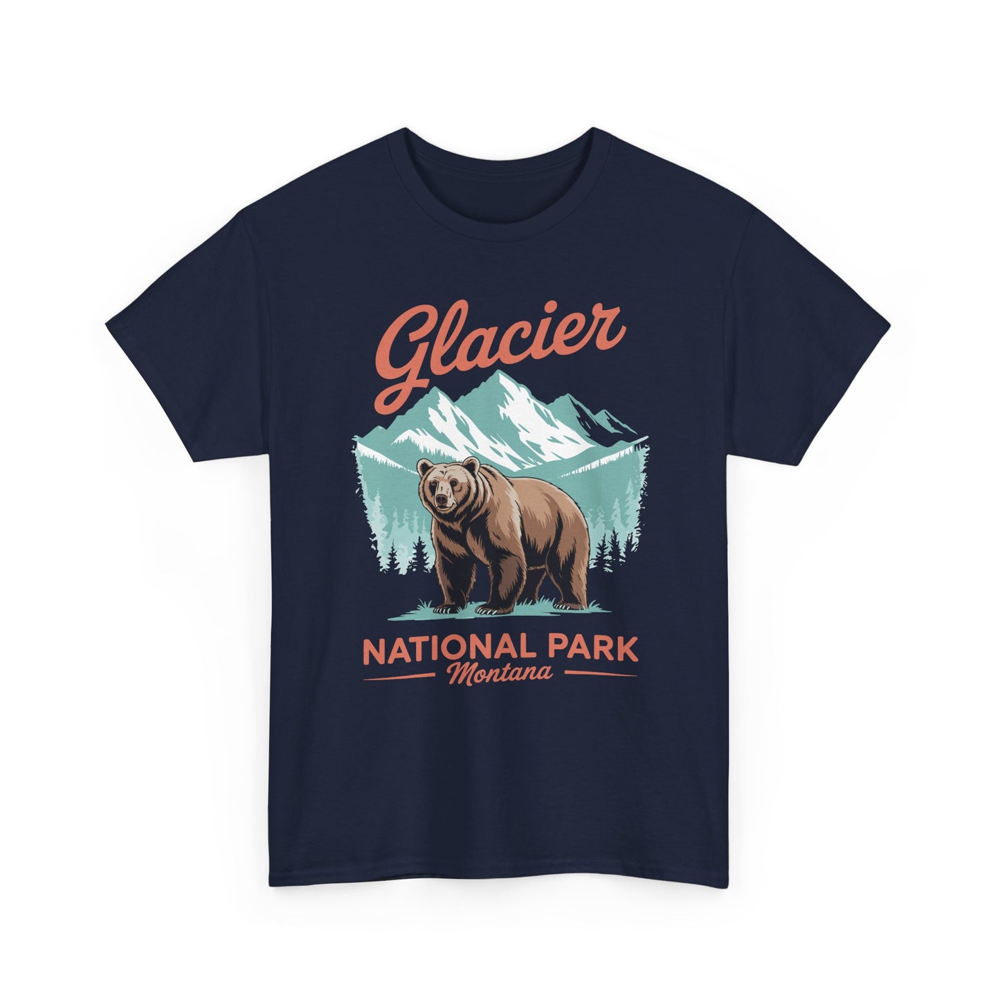 Glacier National Park retro T-Shirt