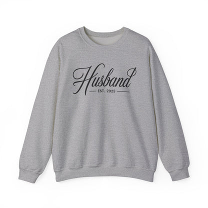 Couples Gifts For Husband And Wife Matching Husband Est 2025 Just Married Honeymoon Wedding  Sweatshirt
