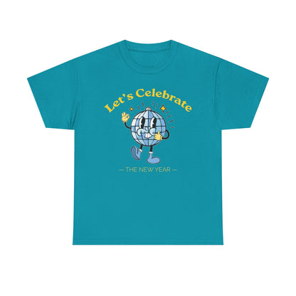 Cheers to Happy New Year Celebration T-Shirt Festivel NYE Party Tee for Men and Women