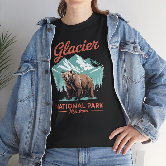 Glacier National Park retro T-Shirt