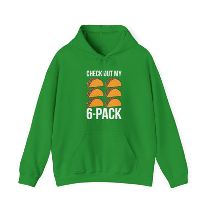6 Pack Fitness Taco Funny Mexican Gym Top for Taco Lovers Hoodie