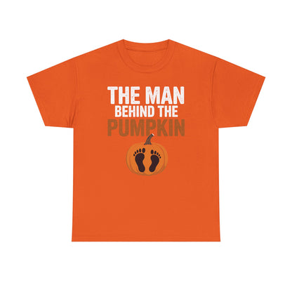 Pregnant Thanksgiving Costume for Dad Expecting Lil Pumpkin T-Shirt
