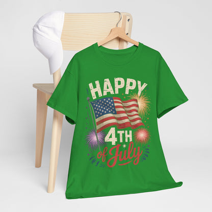 Happy 4th Of July Patriotic American US Flag 4th Of July T-Shirt