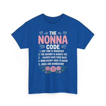 The A Nonna Code Funny Grandma Mothers Day Gifts T-Shirt