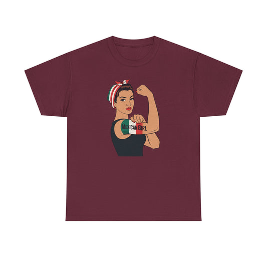 Mexican Girl Mujer Rosie Riveter Cinco De Mayo Fiesta T-Shirt Women