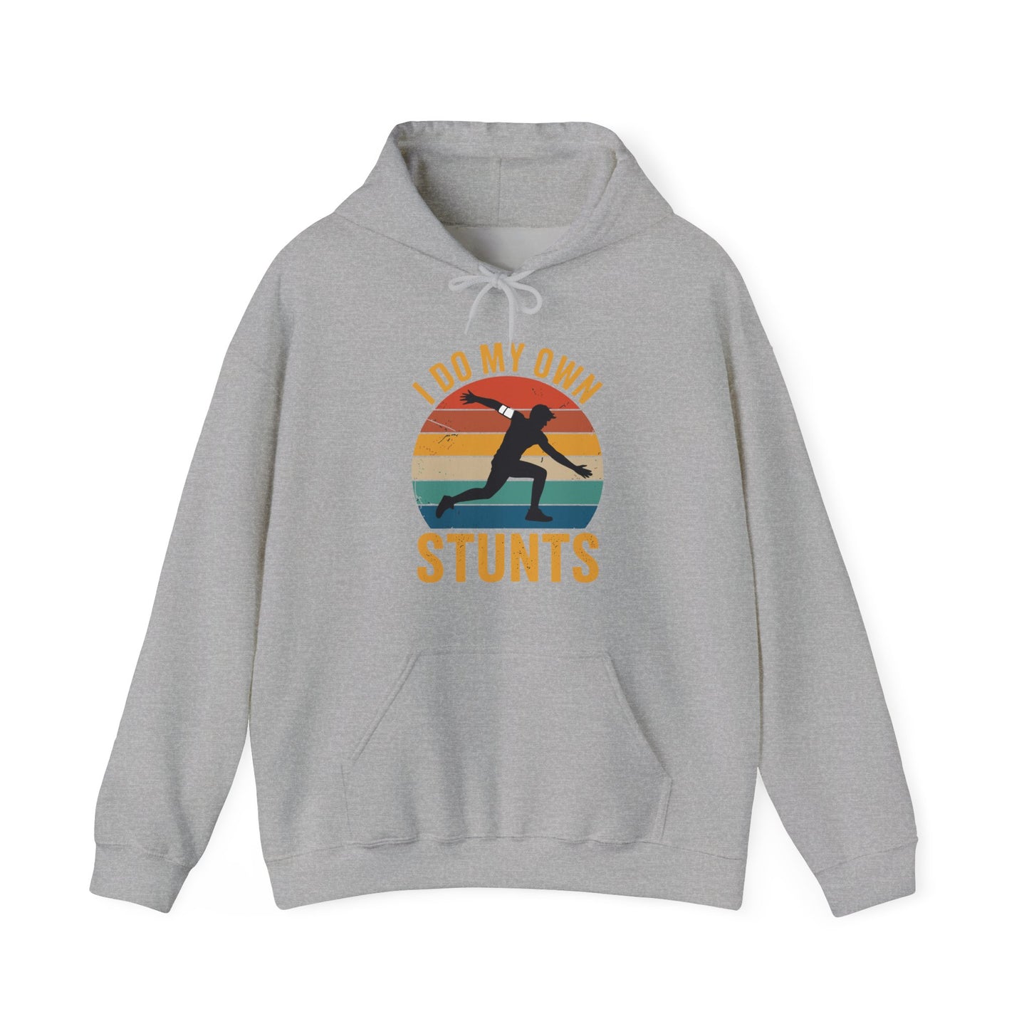 Funny I Do All My Own Stunts Broken Bones Hoodie