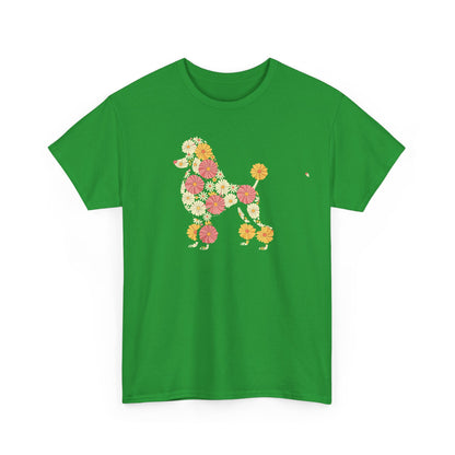Funny Floral Flower Poodle Mom Grandma Womens Mothers Day T-Shirt