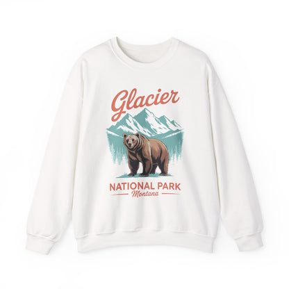 Glacier National Park retro Sweatshirt