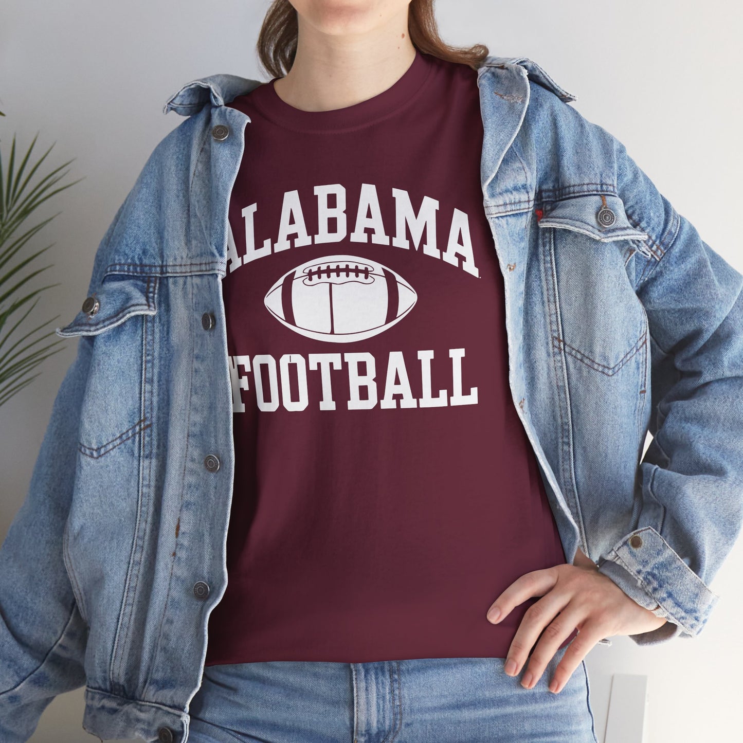 Men's Grey Alabama Football Vintage Distressed T-Shirt