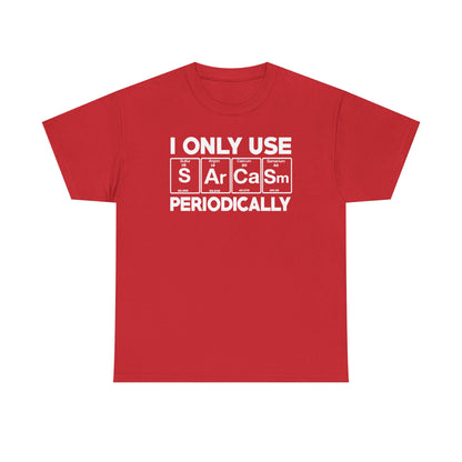 Sarcasm Periodic Table Element Weird Science Joke Gift T-Shirt