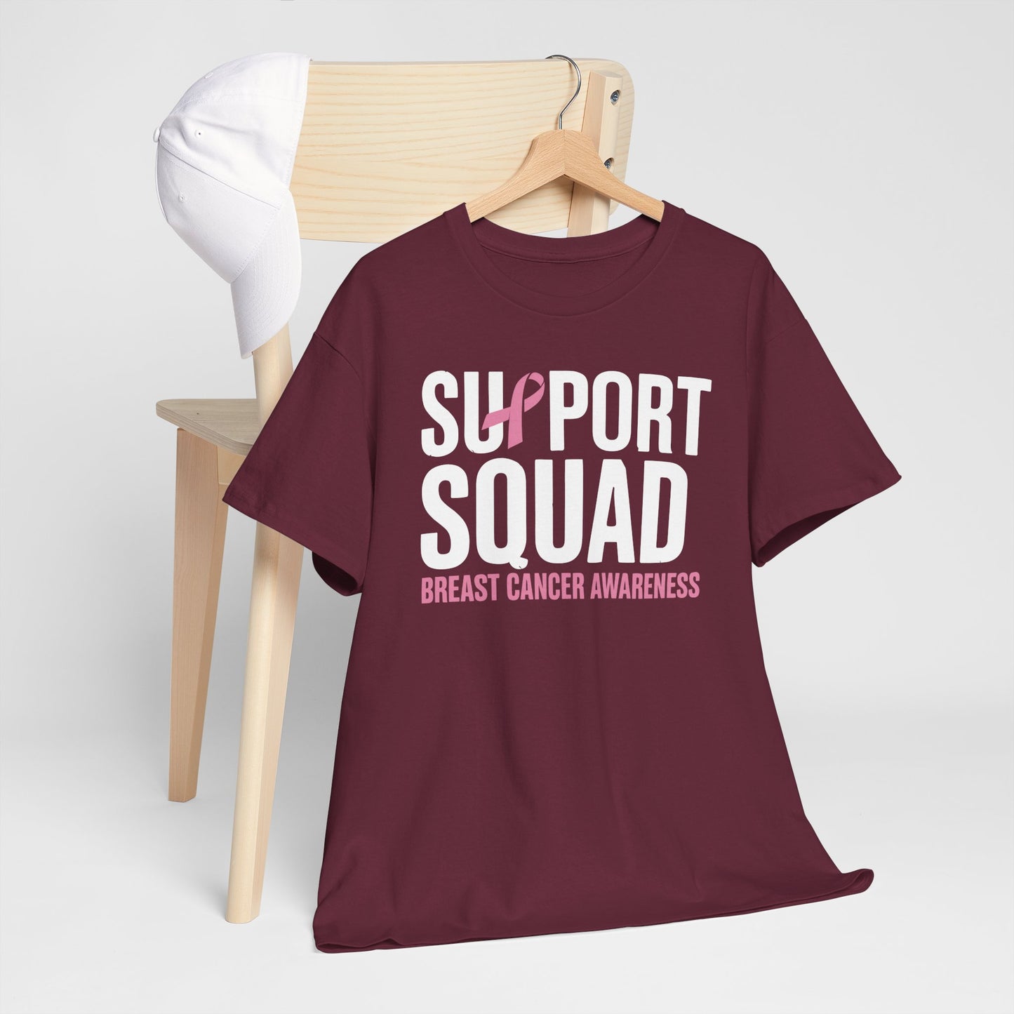 Breast Cancer Shirts Support Squad Breast Cancer Awareness T-Shirt