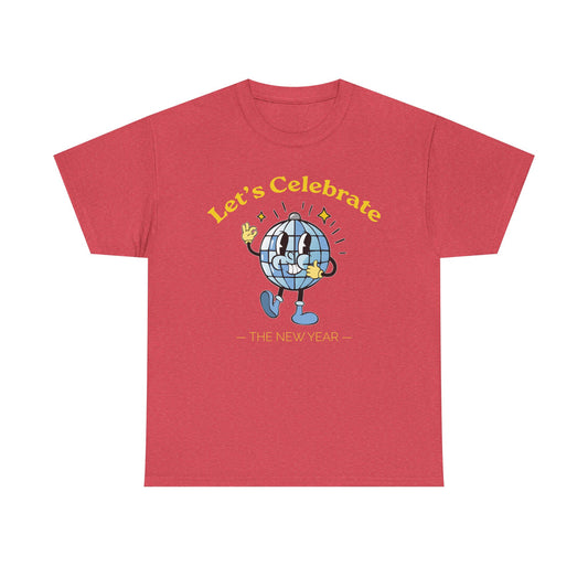 Cheers to Happy New Year Celebration T-Shirt Festivel NYE Party Tee for Men and Women