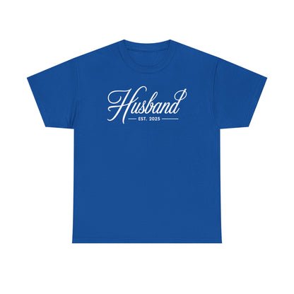 Couples Gifts For Husband And Wife Matching Husband Est 2025 Just Married Honeymoon Wedding T-Shirt