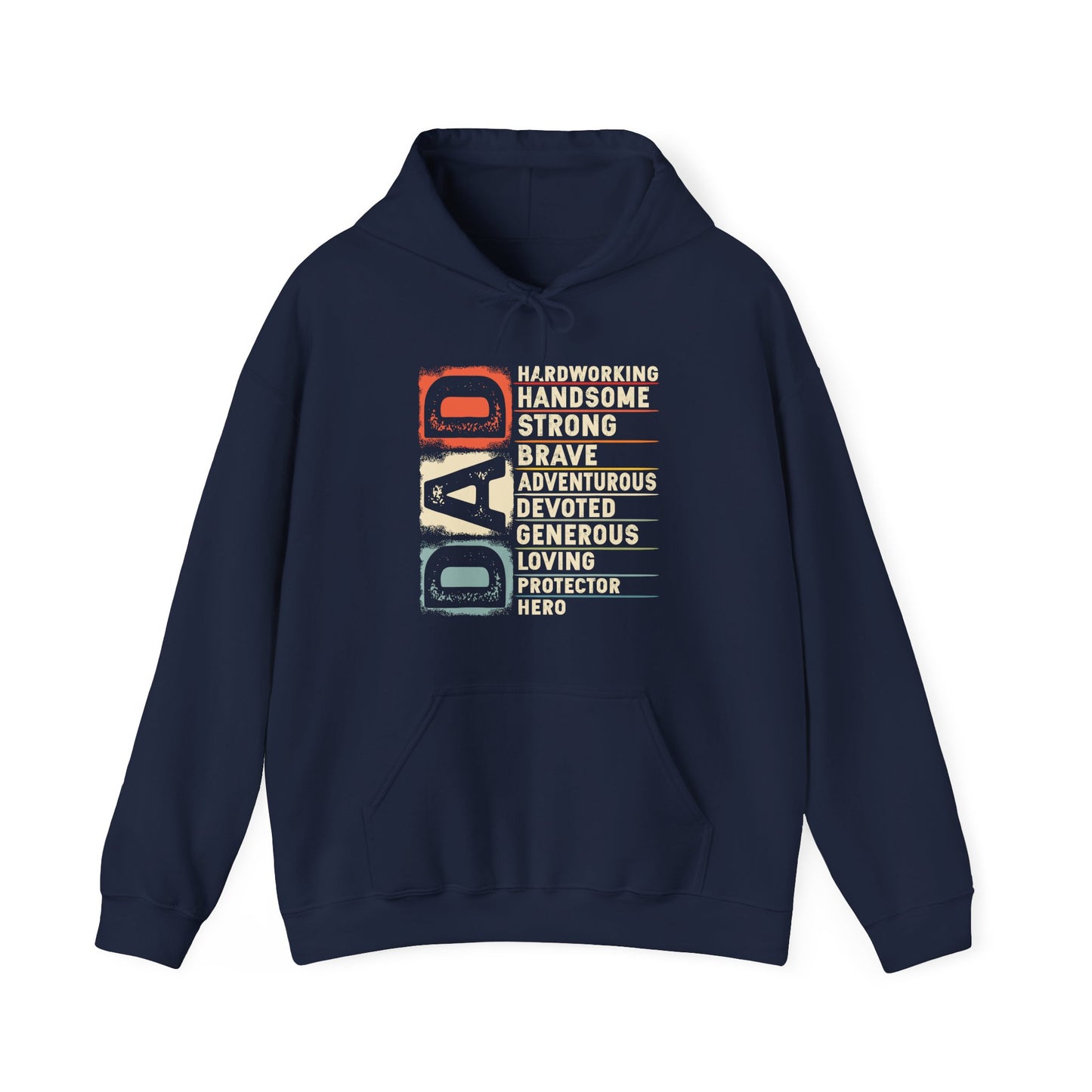 Vintage Funny Definition of Dad Retro Meme Joke Father's Day Hoodie
