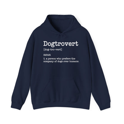 Dogtrovert Definition, Funny Dog Hoodie For Men Women