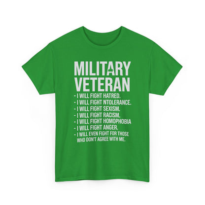 Military Veterans Against Trump 2025 Fight USA Election T-Shirt
