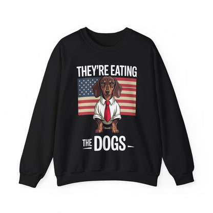 They're Eating the Dogs Trump Hot Dog Sweatshirt