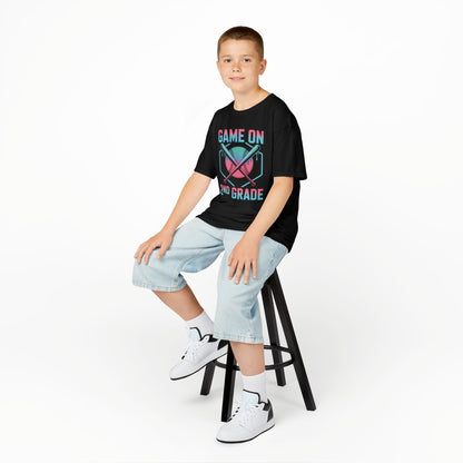 2nd Grade Back to School Baseball Drip Ice Cream Game On Kid T-Shirt
