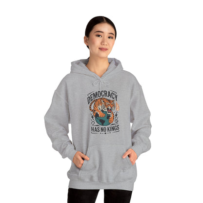 Democracy Has No King 8647 Anti Trump America Social Justice Hoodie