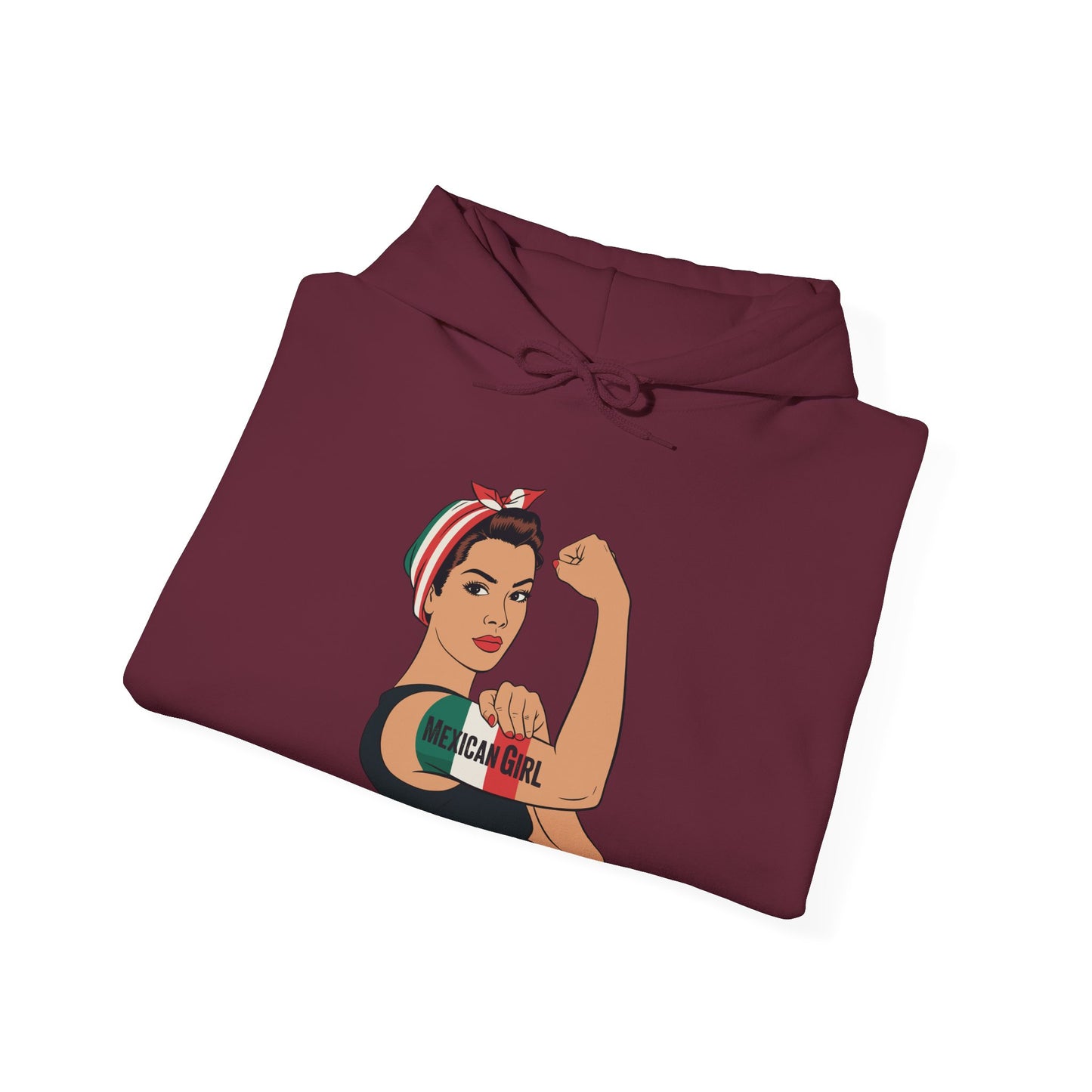 Mexican Girl Mujer Rosie Riveter Cinco De Mayo Fiesta Women Hoodie