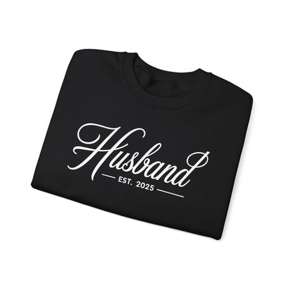 Couples Gifts For Husband And Wife Matching Husband Est 2025 Just Married Honeymoon Wedding  Sweatshirt