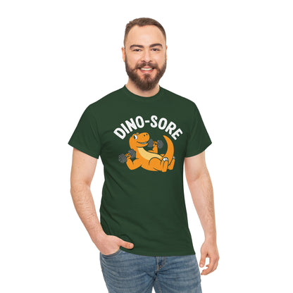 Gym Workout Dino Sore Exercise Fitness Boys Women Men T-Shirt