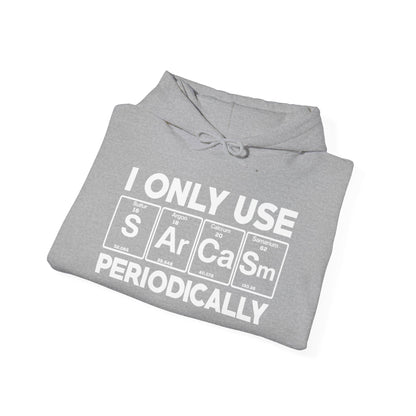 Sarcasm Periodic Table Element Weird Science Joke Gift Hoodie
