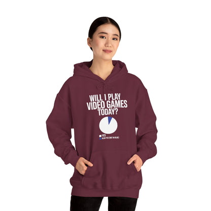 Funny Will I play Video Games today Gamer Gaming  Hoodie