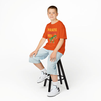 Pirate Saurus T-Rex Dinosaur Funny Halloween Costume Boys T-Shirt