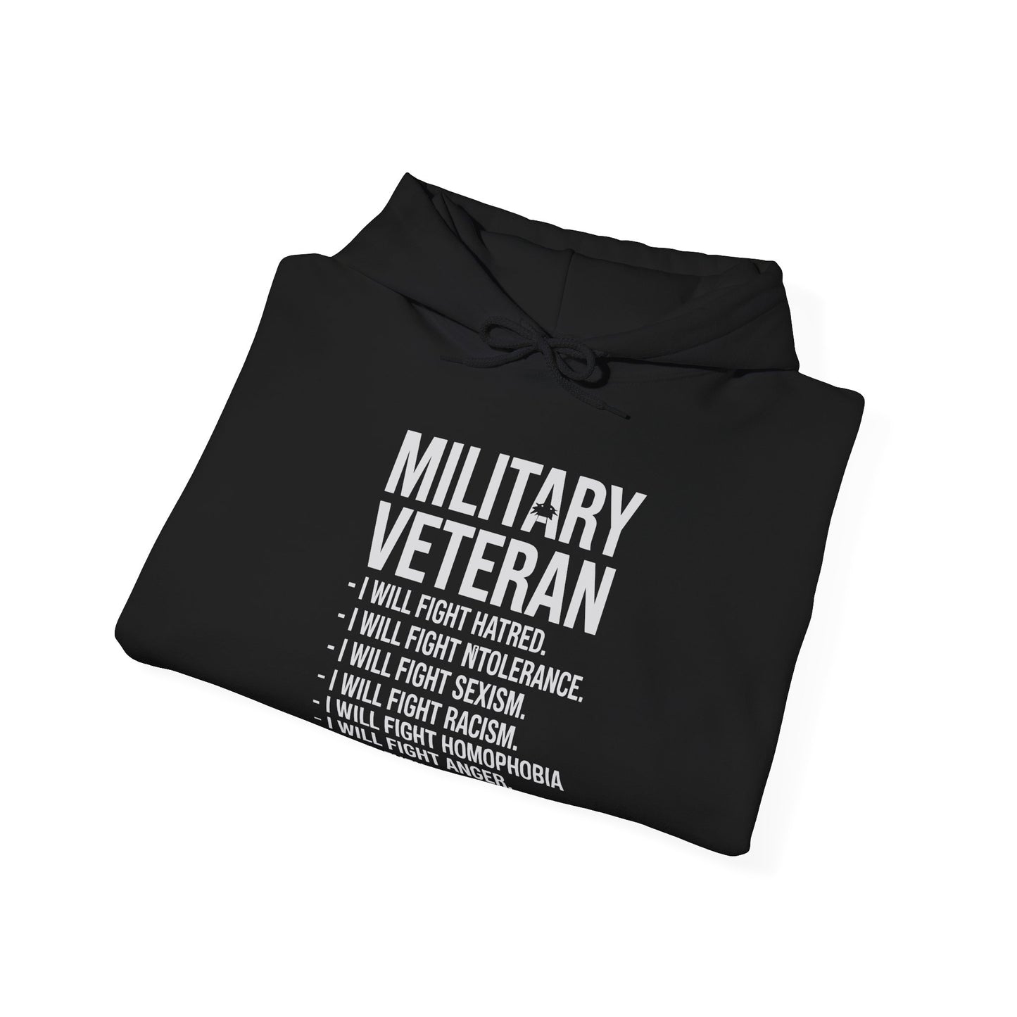 Military Veterans Against Trump 2025 Fight USA Election Hoodie