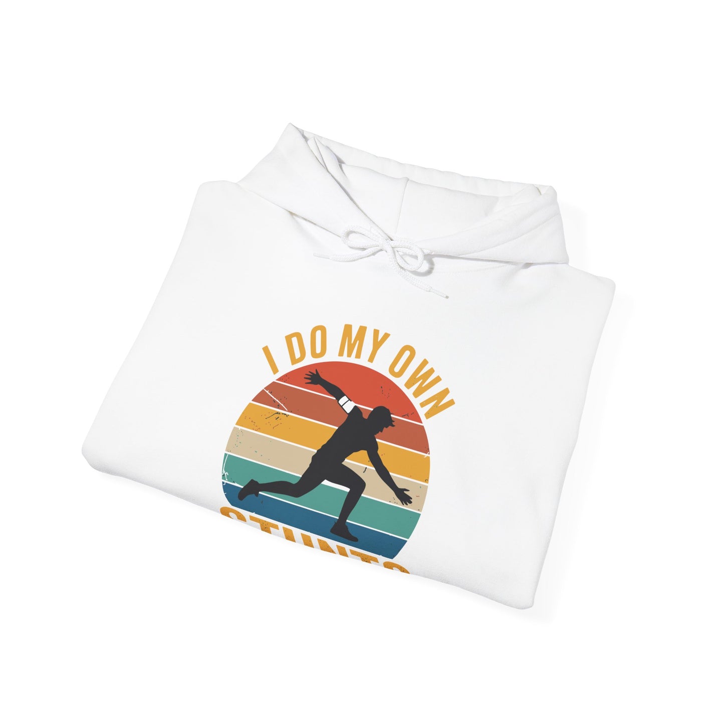 Funny I Do All My Own Stunts Broken Bones Hoodie