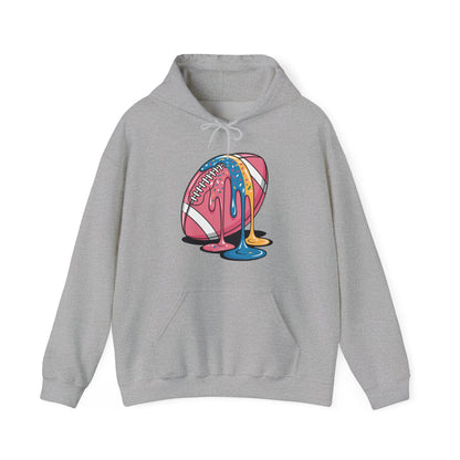 Football Drip For Lineman WR QB RB Ice Cream Sprinkles Hoodie