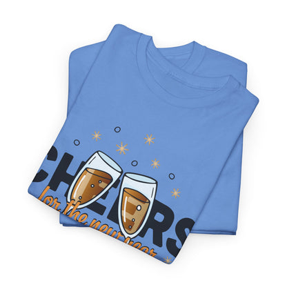 Happy New Year Cheers T-Shirt Festive New Year’s Eve Party Tee for Men and Women