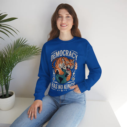 Democracy Has No King 8647 Anti Trump America Social Justice Sweatshirt