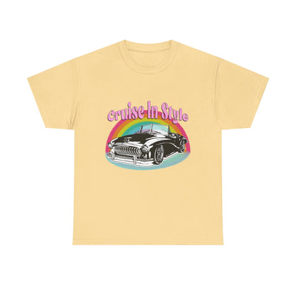 Cruise In Style Car Lovers T-Shirt For Men Women
