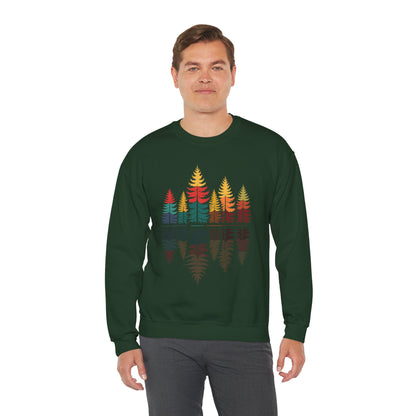 Nature Reflection Forest Trees Outdoor Wildlife Sweatshirt