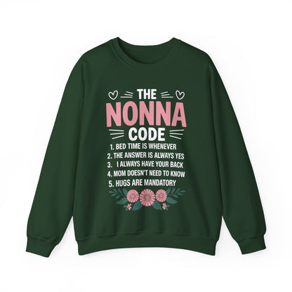 The A Nonna Code Funny Grandma Mothers Day Gifts Sweatshirt