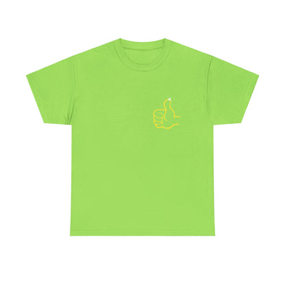 Funny Thumbs Up Emoji Graphic T-Shirt Positive Vibes