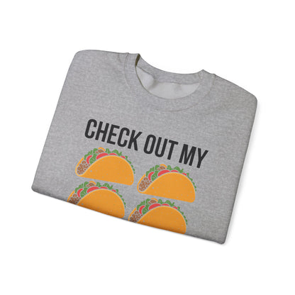 6 Pack Fitness Taco Funny Mexican Gym Top for Taco Lovers Sweatshirt