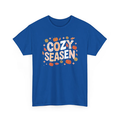 Cozy Season Autumn Fall Vibes Halloween Thanksgiving Pumpkin T-Shirt
